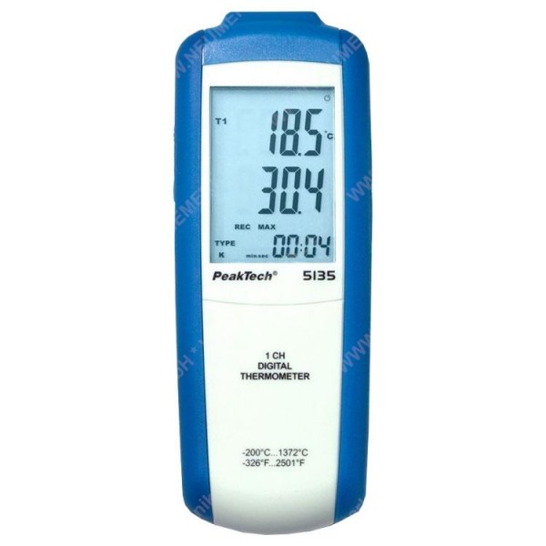PeakTech 5135 Digital-Thermometer 1 CH...