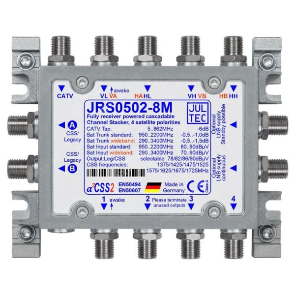 JRS 0502-8M, Einkabelumsetzer, Kaskade...