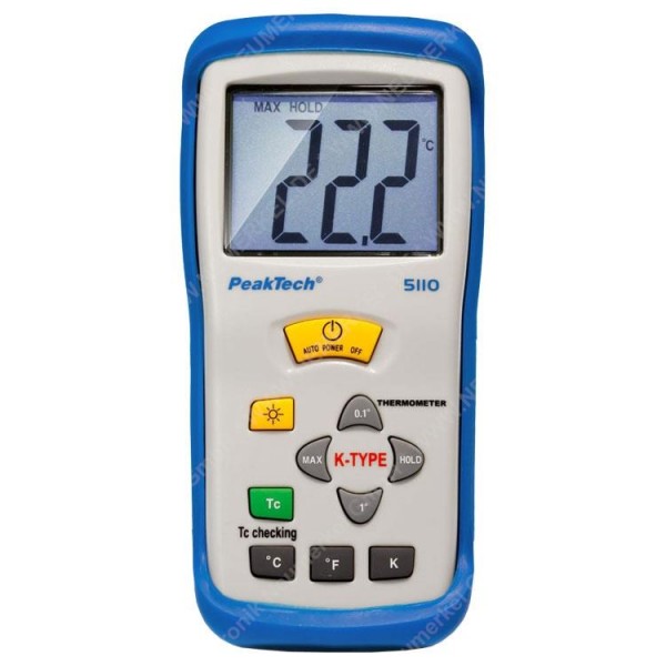PeakTech 5110 Digital-Thermometer, 1 CH...