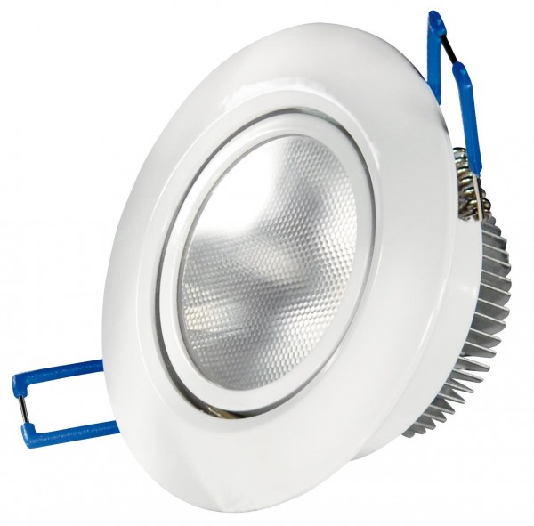 LED Downlight 6,5W, 340lm, dm85 x h49mm, weiss