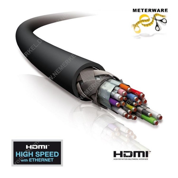 HDMI Kabel - PureID Serie - PureSpeed Meterware