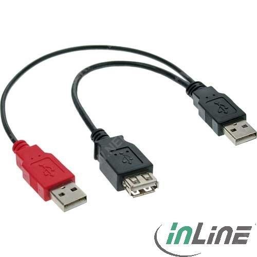USB 2.0-Y-0.2 USB2.0 Y-Anschlusskabel 0.2m