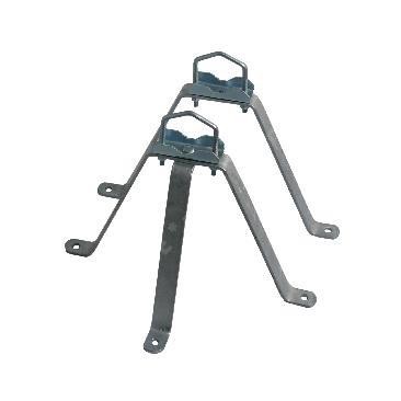 MH 40 Stahl- Wandhalter- Set, 34cm, 3-teilig