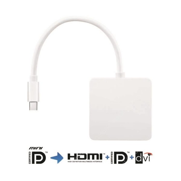 MiniDP/DVI+HDMI+DP Adapter - iSerie
