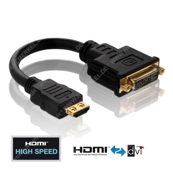 HDMI/DVI Adapter - PureInstall 0,10m