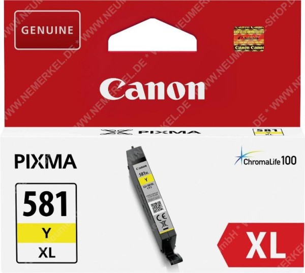 Canon CLI-581Y XL, Tinte yellow, 8.3ml