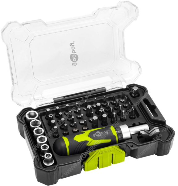 Schraubendreher-Set mit 43-tlg. Bitsatz...