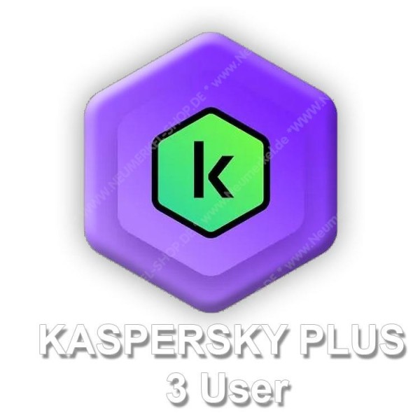 Kasperky Plus 3 User, für 1 Jahr...