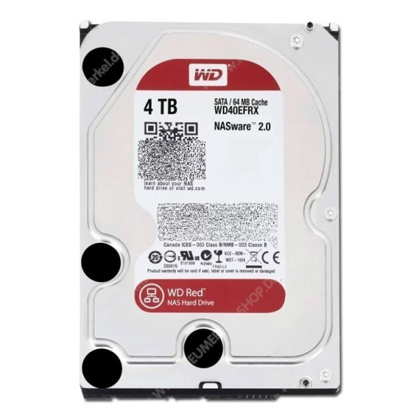 WD 40EFZZ 4TB S-ATA III 128MB RED Plus-Serie...