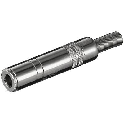 Klinkenkupplung - 6,3 mm - mono, Metallausführung