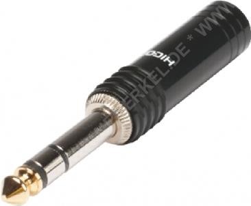 Klinkenstecker 6,3mm Stereo "Hicon" ...