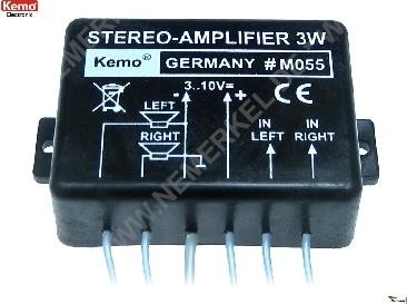 M 055 Stereo-Verstärker 3Watt "Kemo"