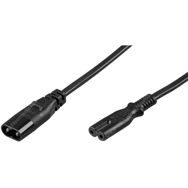T 23 Verlängerung 2 m schwarz St-Bu