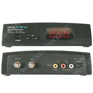 AVM 5-00 Audio-Video-Modulator, mono, UHF ...