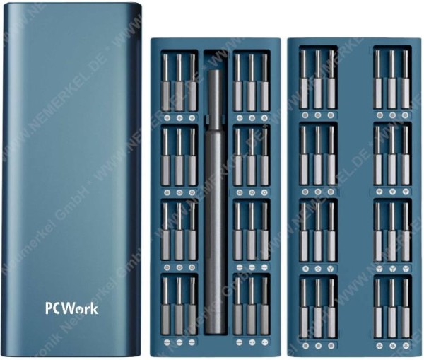 PCW08B Premium-Präzisionswerkzeug-Set, 48-teilig