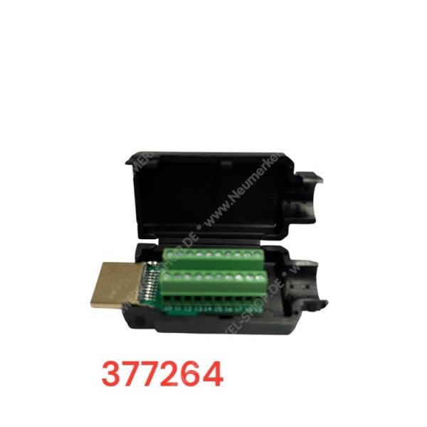 Terminalblock HDMI Stecker 19-polig zur