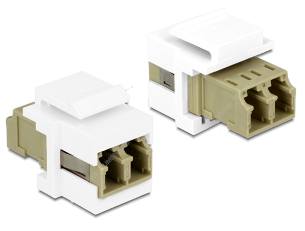 Keystone Modul LC Duplex Buchse > LC Duplex Buchse