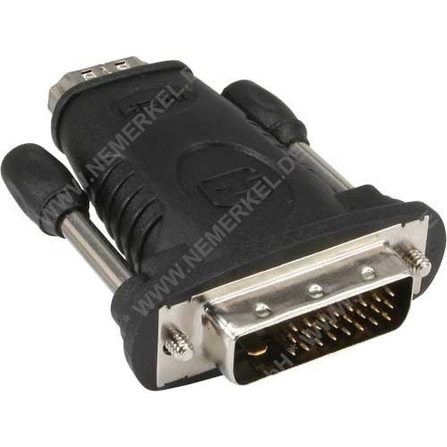 HDMI-DVI ADAPTER; HDMI-BU AUF DVI ST. 18+1
