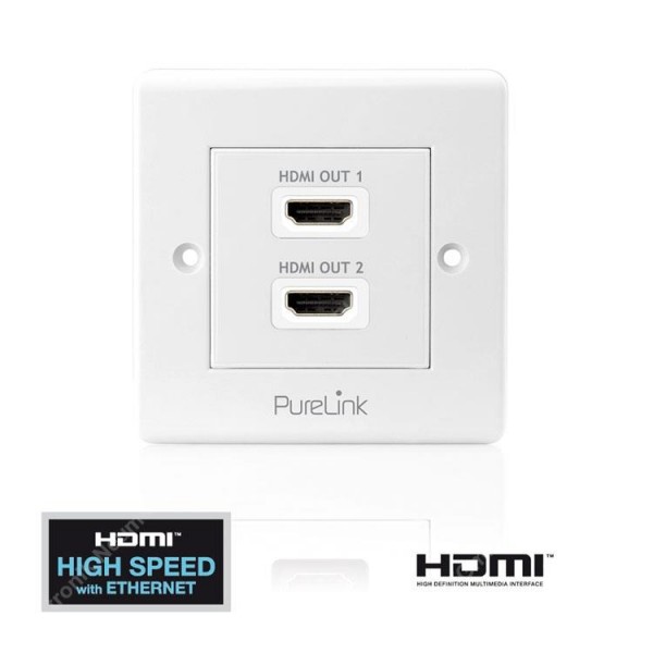 HDMI Anschlußdose - PureInstall 2-fach