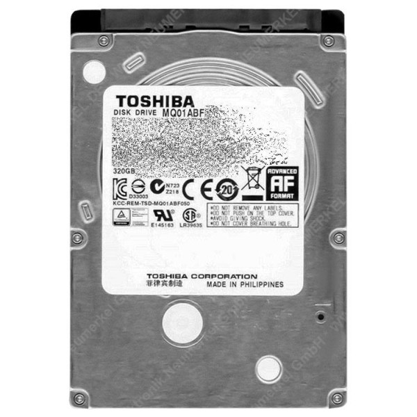 Toshiba MQ01ABF/D032 320GB SATA2-Festplatte 2,5"