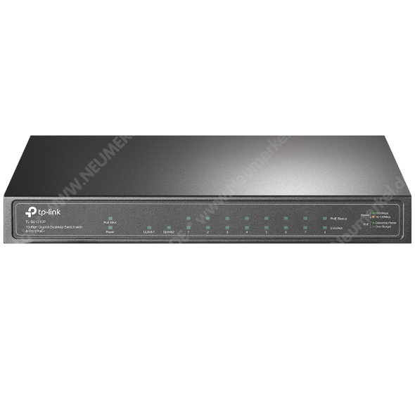 TP-LINK TL-SG1210P - 10-Port-Gigabit-Desktop-Switch