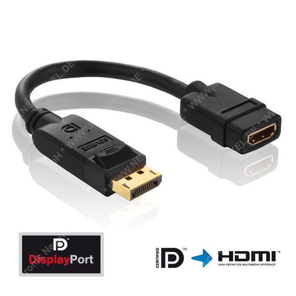 DisplayPort/HDMI Adapter - PureInstall 0,10m