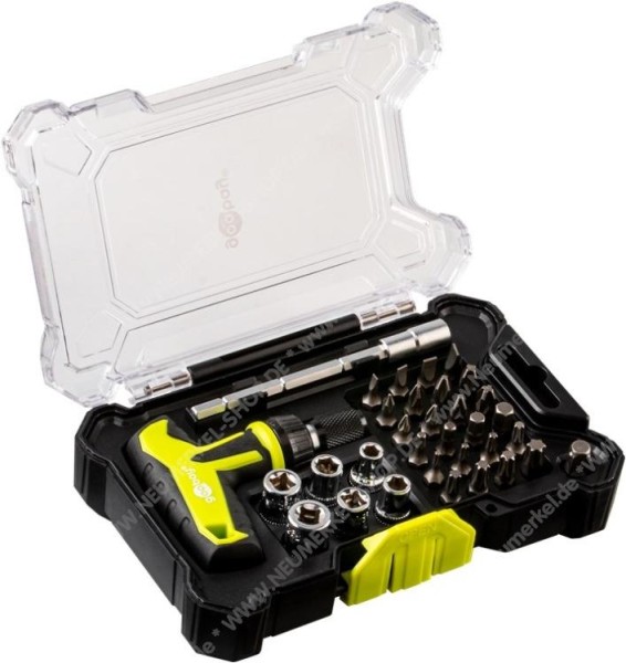 Schraubendreher-Set mit 30-tlg. Bitsatz...