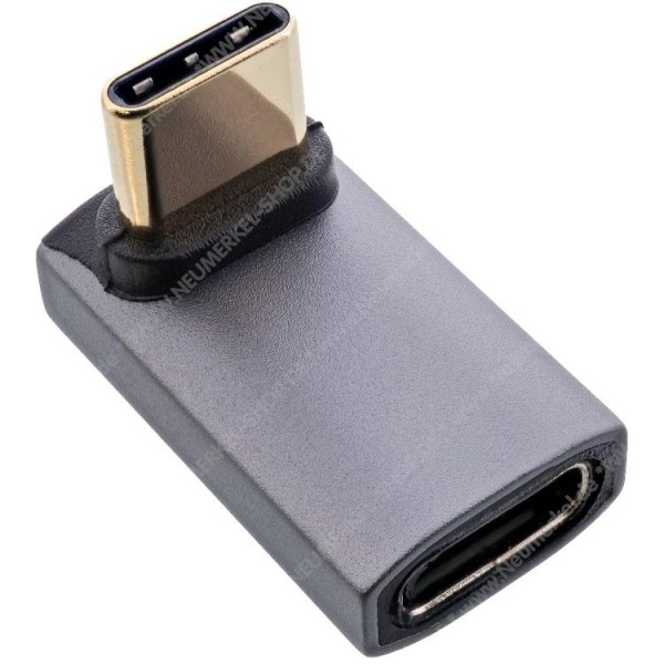 USB-C Adapter, USB Typ-C Stecker/Buchse oben/unten