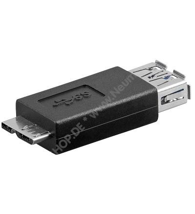 USB 3.0 SuperSpeed - Adapter A-Buchse > Micro-B-St