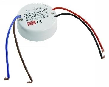 SET 12 rund LED-Vorschaltgerät 0,5-12 Watt