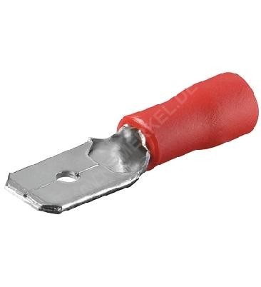 Flachstecker 2,8mm Steckbreite rot