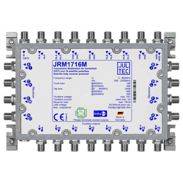 JRM 1716M, Multischalter, konfigurierbar...