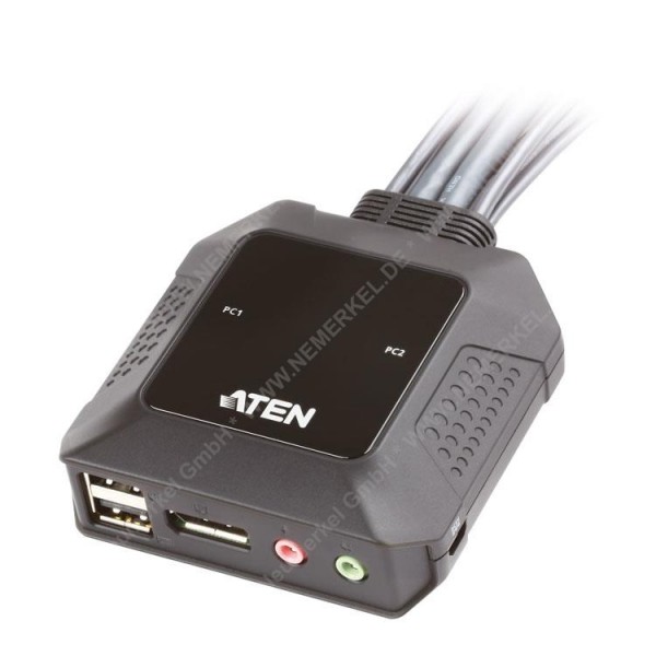 ATEN CS22DP KVM-Switch 2-fach, DP, USB...