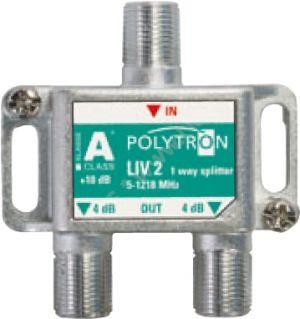 LIV 2 F-Verteiler 2-fach, 5-1.218 MHz, Polytron