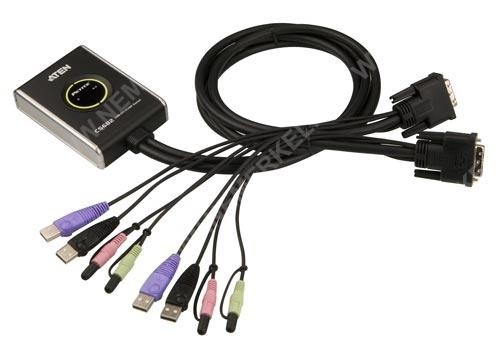 Aten KVM Switch CS-682, 2xDVI/USB + Audio