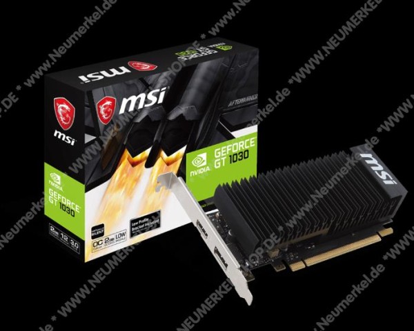 MSI GeForce GT 1030 2GHD4 LP OC, 4GB DDR4, HDMI..