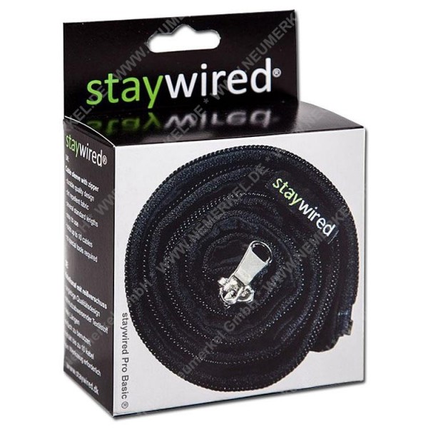 Kabelschutzmantel Staywired Pro Basic 150cm sw...