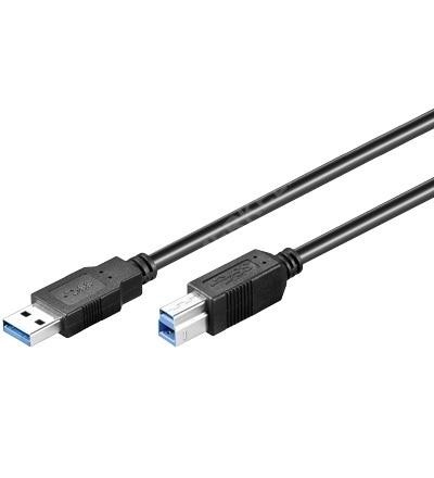 USB 3.0 Druckeranschlußkabel 2m schwarz