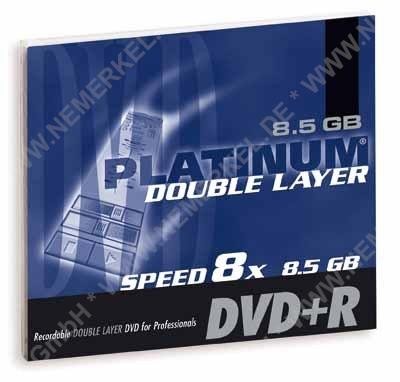 Platinum DVD+R 8,5 GB Double Layer 8-fach