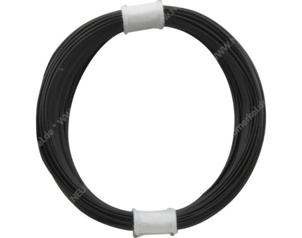 Litze 1x 0,04, Farbe schwarz ...