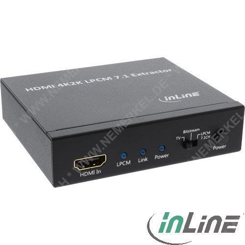 InLine® HDMI zu Toslink/Audio stereo Extraktor