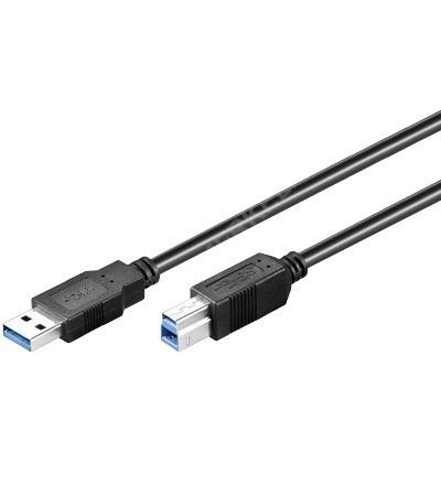 USB 3.0 Druckeranschlußkabel 3m schwarz