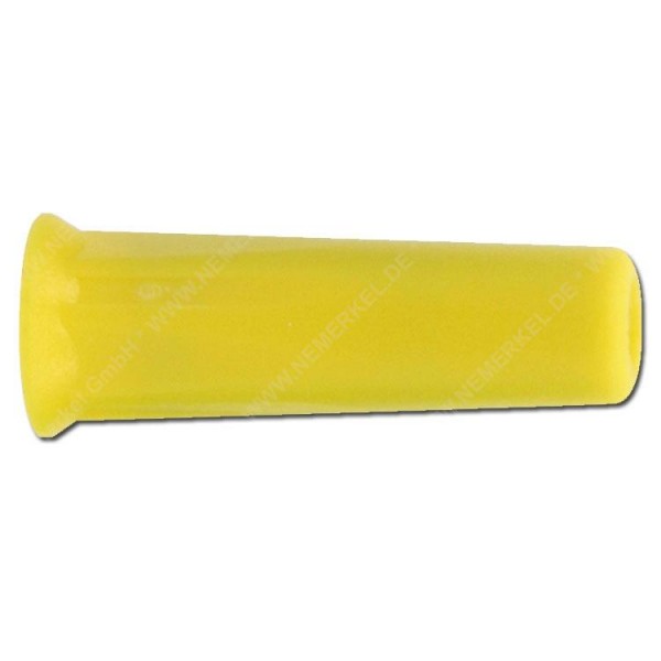 Bananen-Kupplung 4mm, gelb...