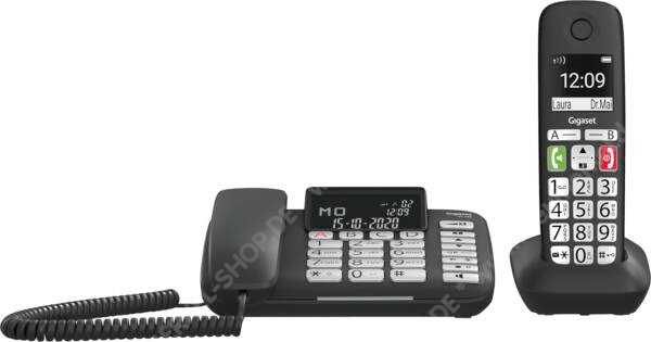Gigaset DL780 Plus Komfort-Telefon, schwarz