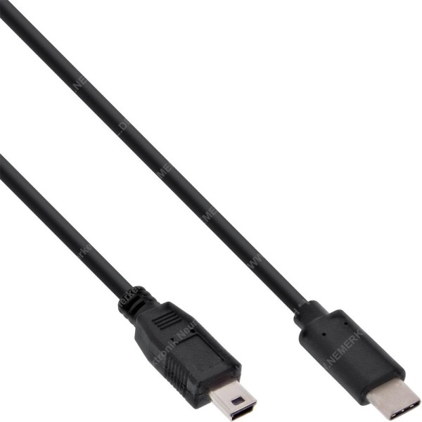 USB-C zu Mini-B USB2.0 Kabel 3m